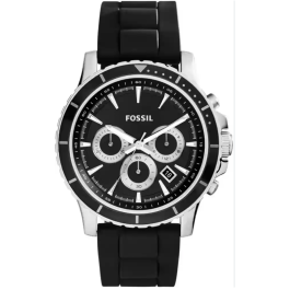 Correa de reloj Fossil CH2924 / CH2925 Silicona Negro 22mm